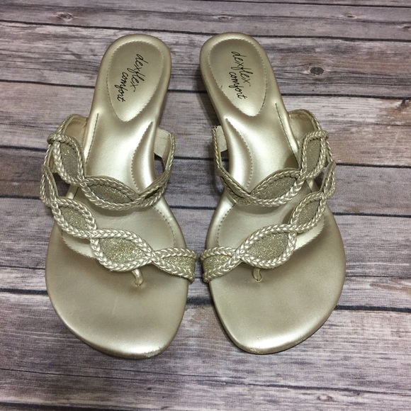 gold sandals payless